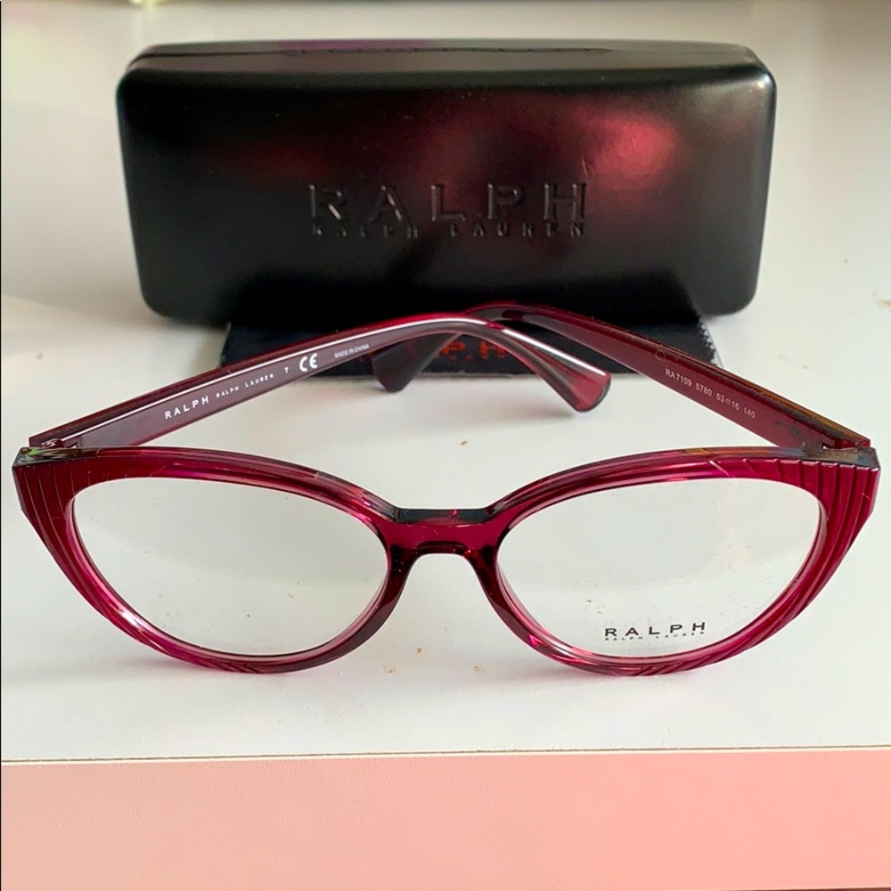 Ralph Lauren Frames Purple Case Cloth NEW!